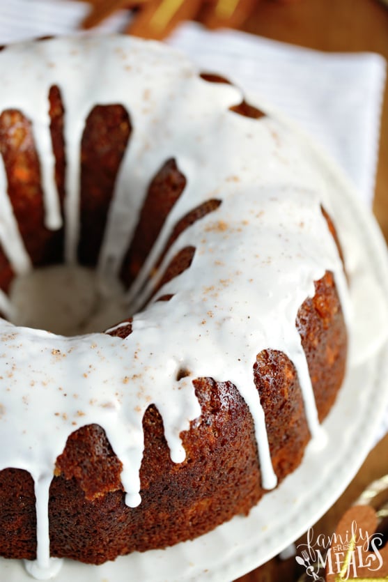 Cream Cheese Carrot Bundt Cake Recipe - Family Fresh Meals