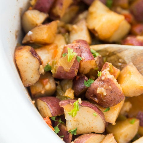 Crockpot Country Potatoes Recipe - Family Fresh Meals Breakfast Potatoes