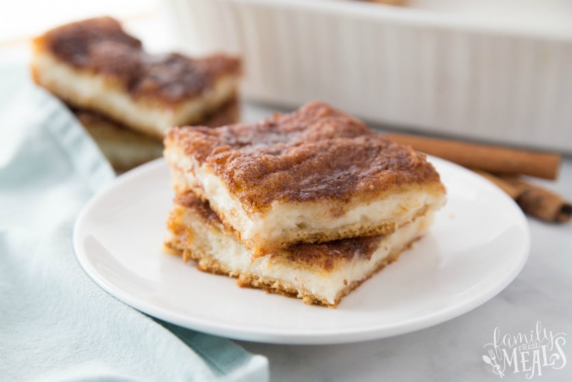 Churro Cheesecake Bars - Family Fresh Meals Recipe