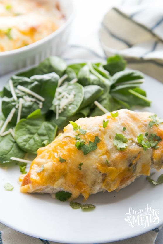 Creamy Fiesta Chicken Bake - Family Fresh Meals