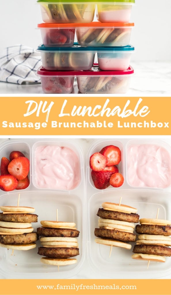 DIY Lunchable Bruchable Sausage Lunchbox - Lunchboxes from - Family Fresh Meals