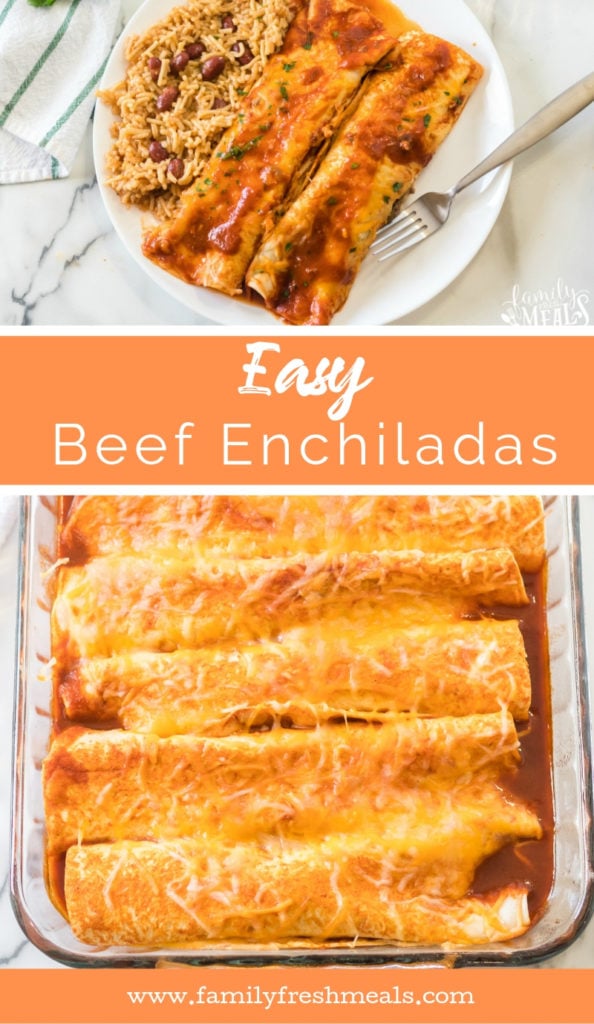 Easy Beef Enchiladas recipe - Family Fresh Meals Recipe