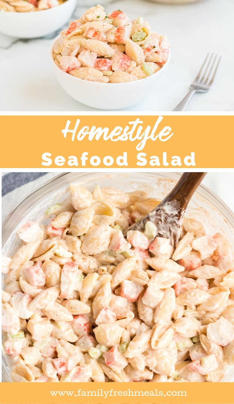 Homestyle Seafood Pasta Salad Recipe from Family Fresh Meals