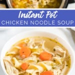 Instant Pot Chicken Noodle Soup from family fresh meals