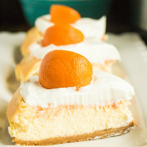 Instant Pot Orange Creamsicle Cheesecake Recipe - Family Fresh Meals