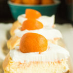 Instant Pot Orange Creamsicle Cheesecake recipe from Family Fresh Meals