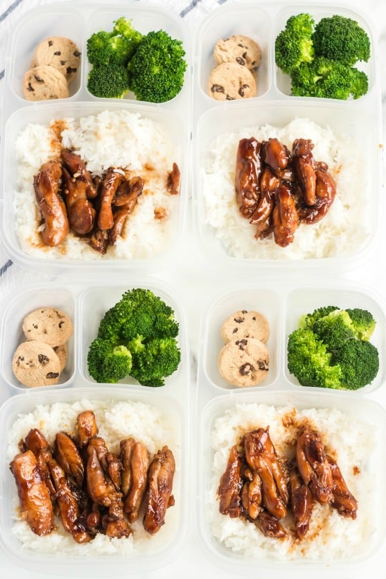 Teriyaki Chicken Lunchbox Idea - Family Fresh Meals