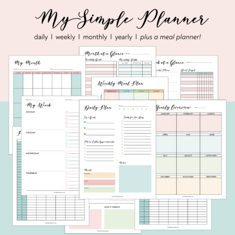 Free Meal Plan Printables - Family Fresh Meals