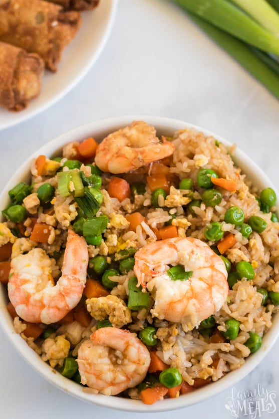 Easy Shrimp Fried Rice Recipe -- Family Fresh Meals recipe