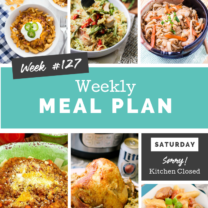 Easy Weekly Meal Plan Week 127