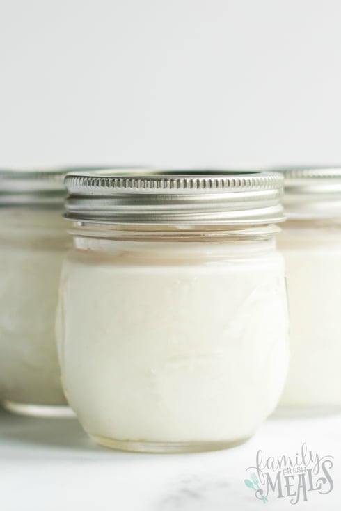 How to make Yogurt in the Instant Pot - Yogurt in glass jars