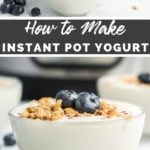 How to make Yogurt in the Instant Pot recipe from Family Fresh Meals