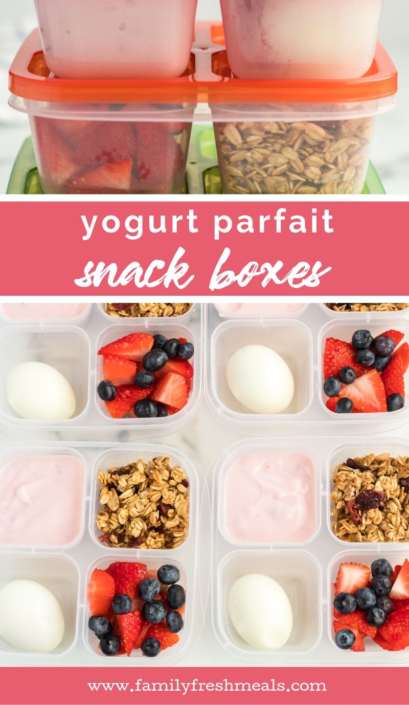  Yogurt Parfait Snack Boxes from Family Fresh Meals