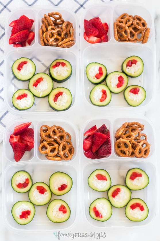 Cucumber Sushi Lunch Box Idea