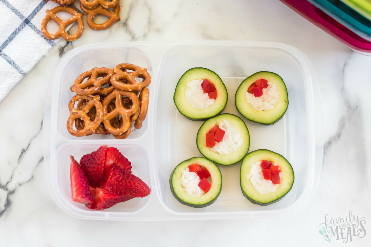 Cucumber Sushi Lunch Box Idea