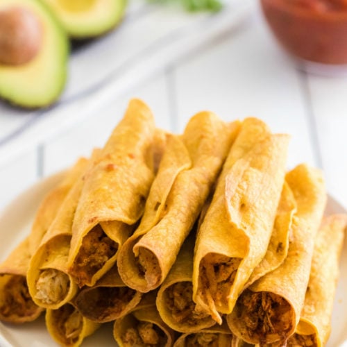 Easy Chicken Taquitos Recipe - Family Fresh Meals