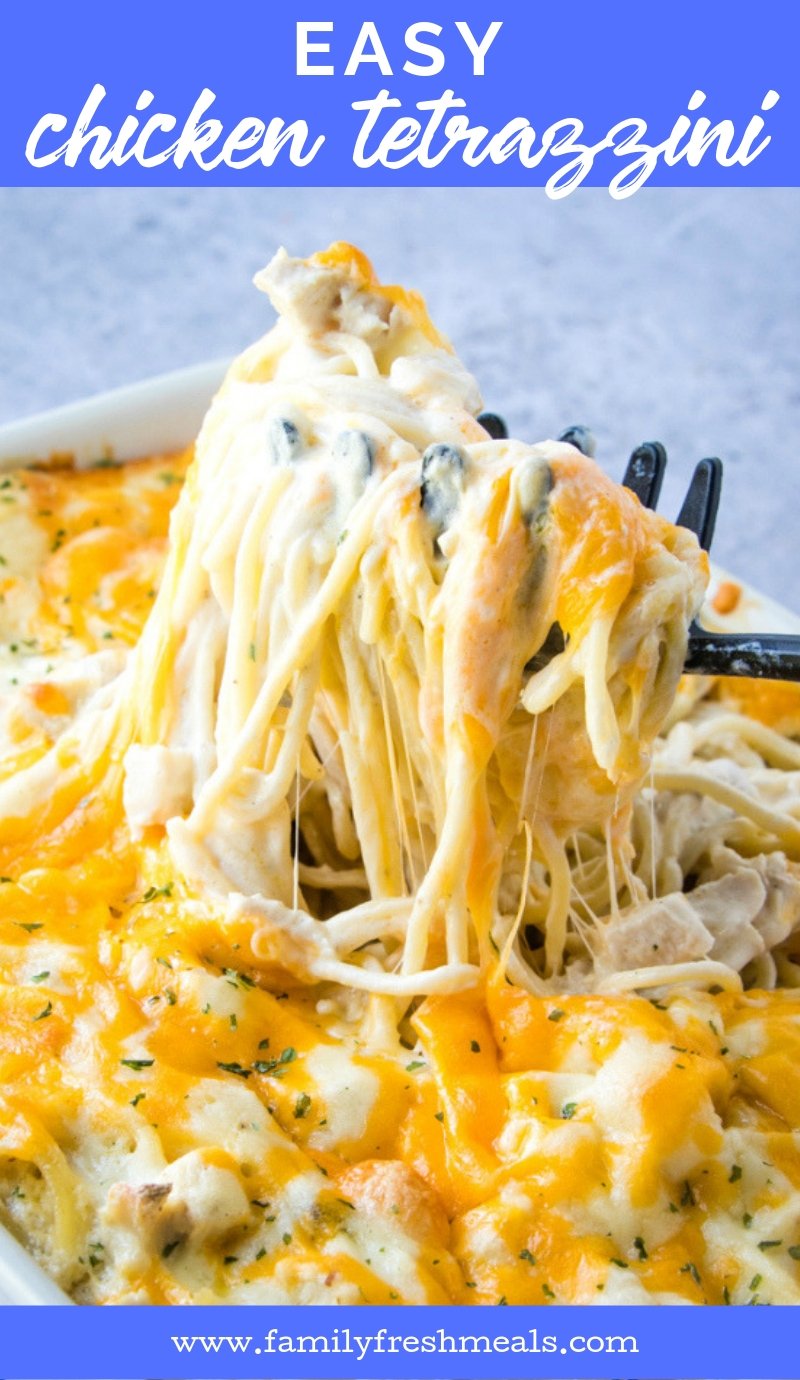 Easy Chicken Tetrazzini Recipe from Family Fresh Meals