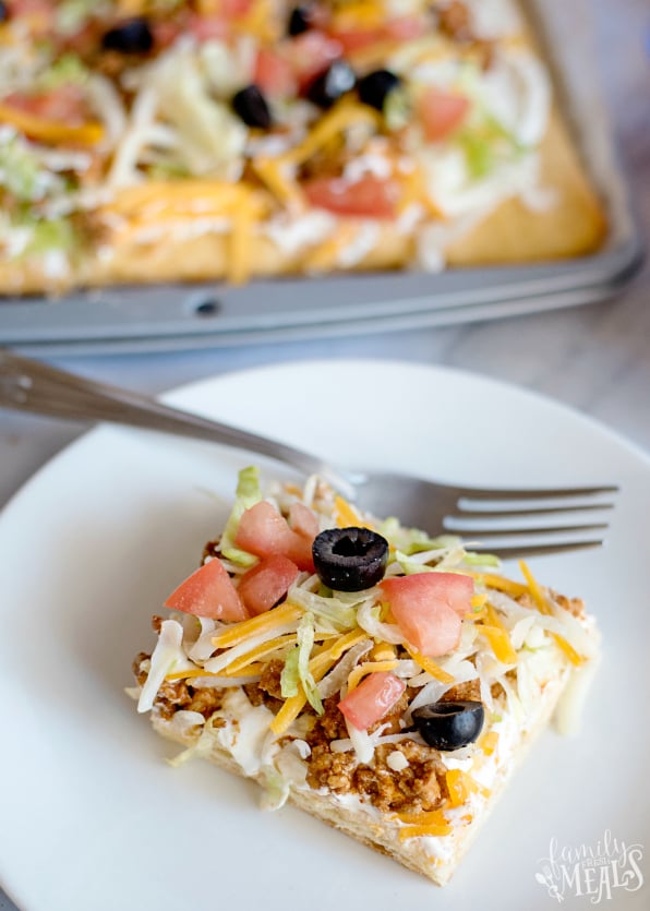 Easy Fiesta Taco Pizza Recipe - Family Fresh Meals