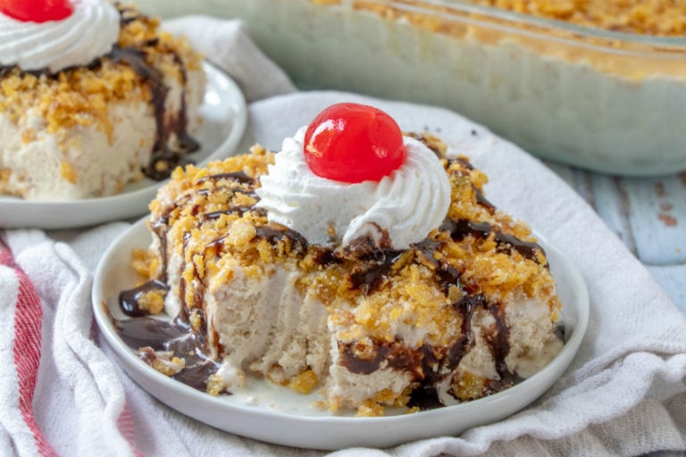 Fried Ice Cream Cake { + video } Family Fresh Meals