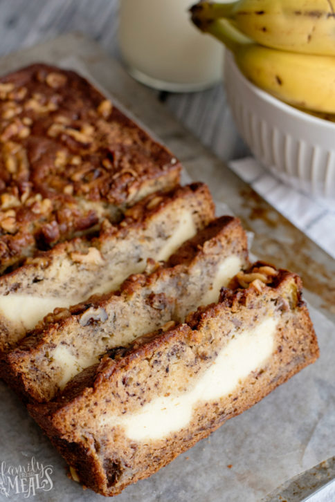 Cream Cheese Banana Bread - Family Fresh Meals recipe
