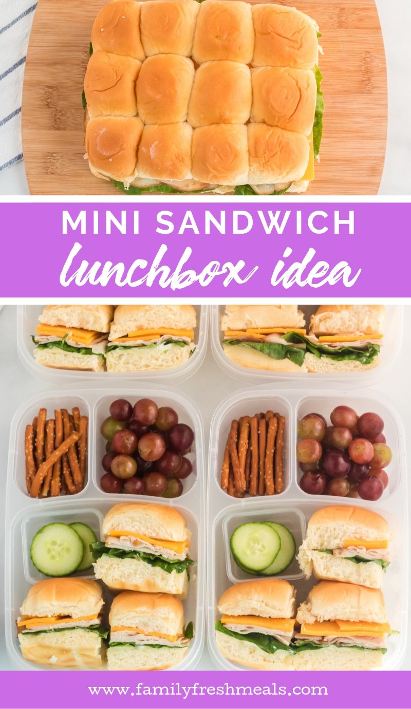 Mini Sandwich Lunchbox Ideas from Family Fresh Meals