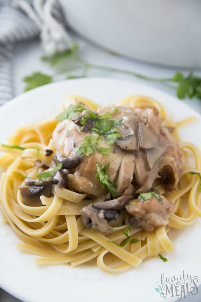 Crockpot Chicken Marsala Recipe - Family Fresh Meals