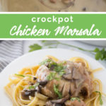 Crockpot Chicken Marsala recipe from Family Fresh Meals