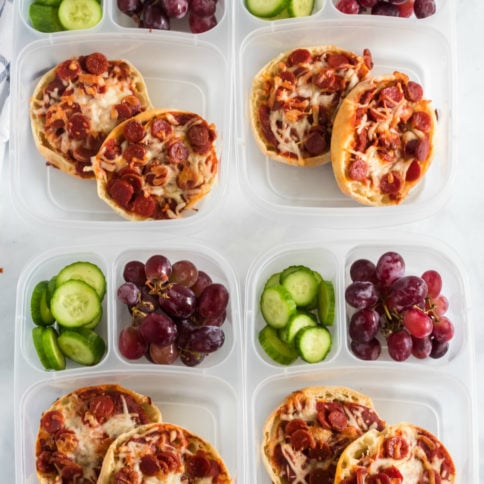English Muffin Pizza Lunchbox Idea - Family Fresh Meals