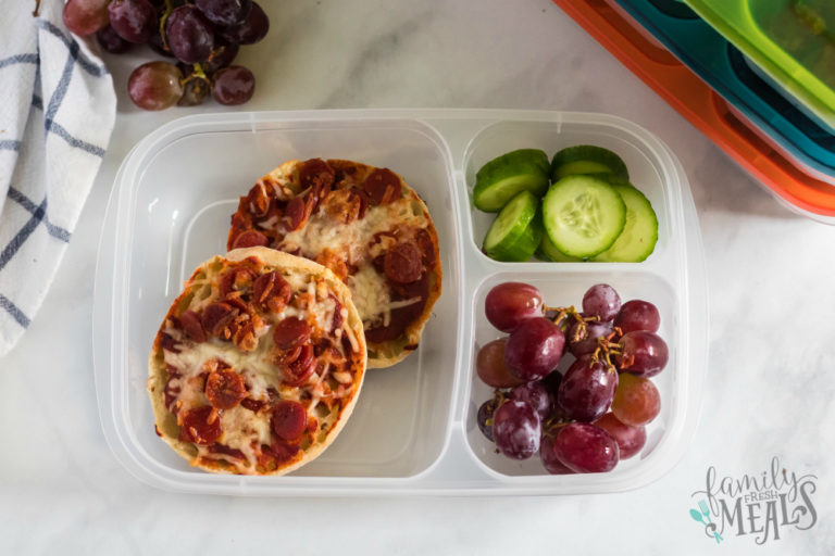 English Muffin Pizza Lunchbox Idea Family Fresh Meals