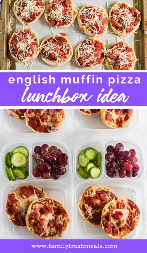 English Muffin Pizza Lunchbox Ideas from Family Fresh Meals