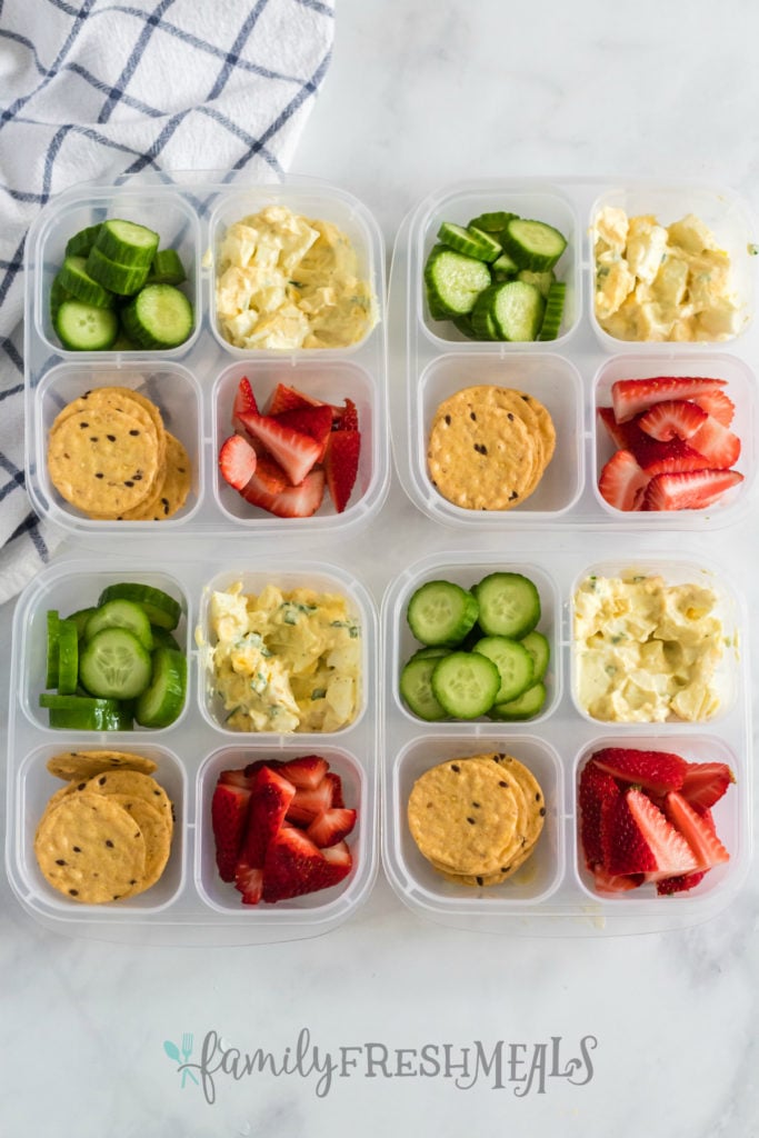 Egg Salad Bento Box - Easy Eats Dietitian