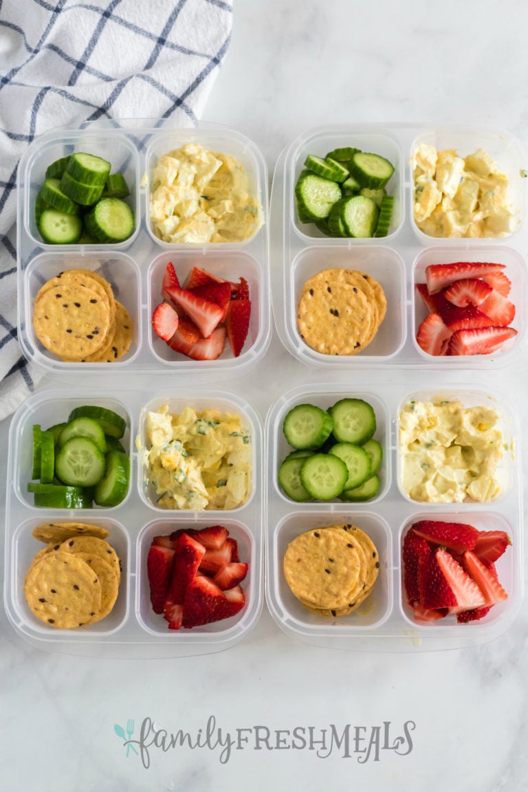 Healthy Egg Salad Easy Lunchbox Idea