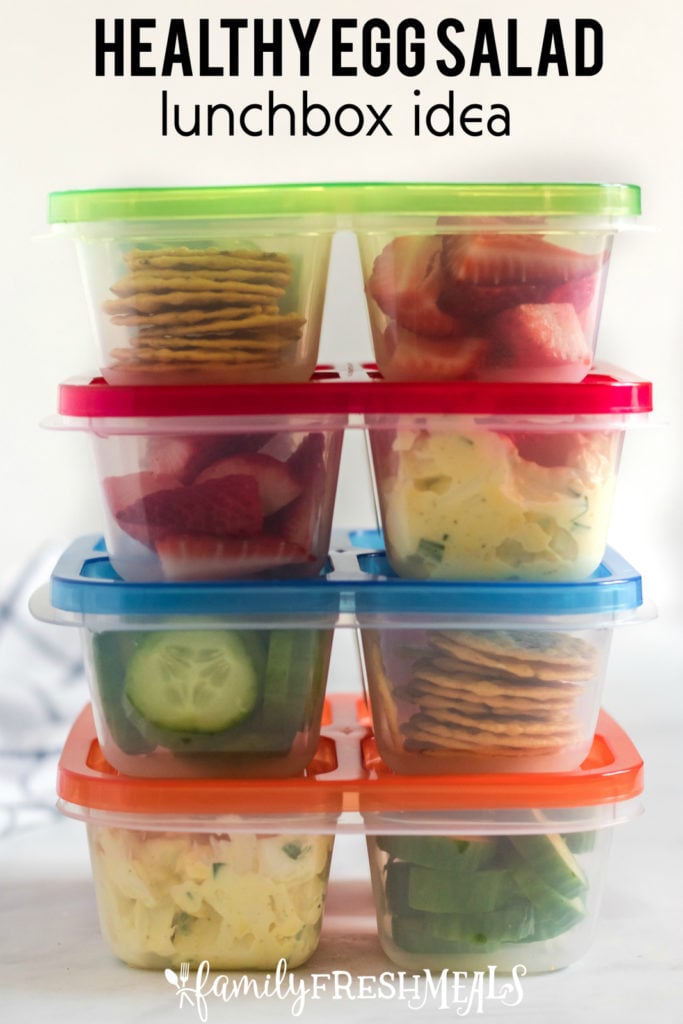 Healthy Egg Salad Lunchbox Idea -School or work Lunch Idea Family Fresh Meals lunch idea