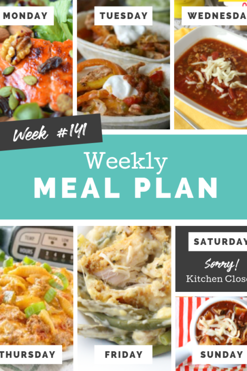 Easy Weekly Meal Plan Week 141 - Family Fresh Meals
