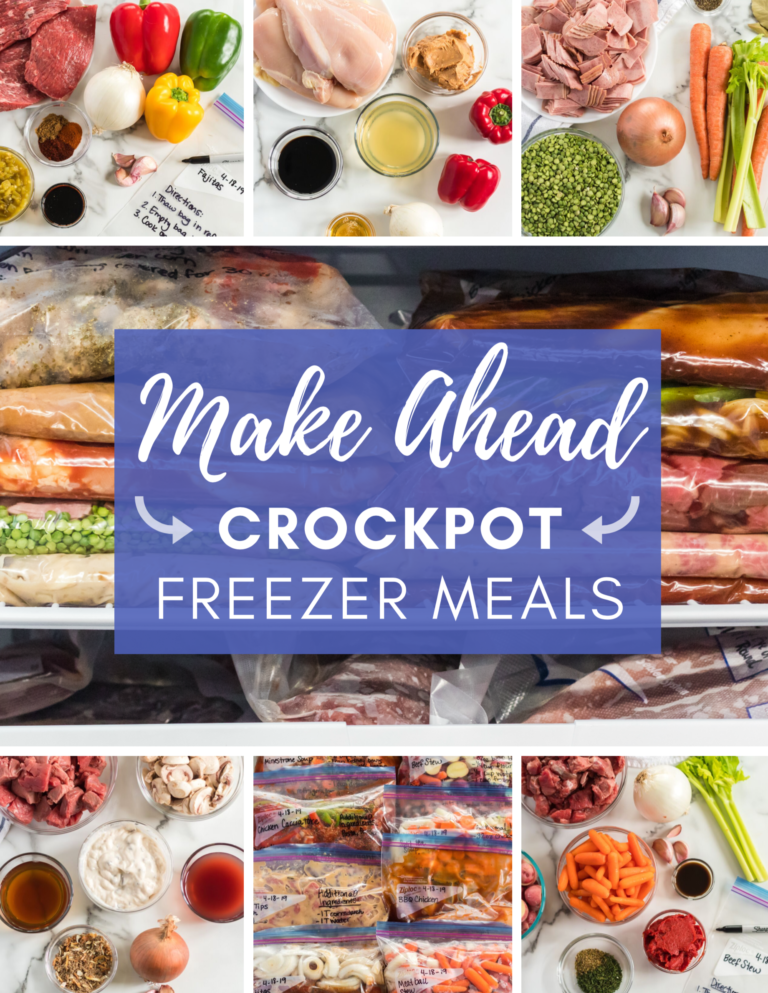 Make Ahead Crockpot Freezer Meals