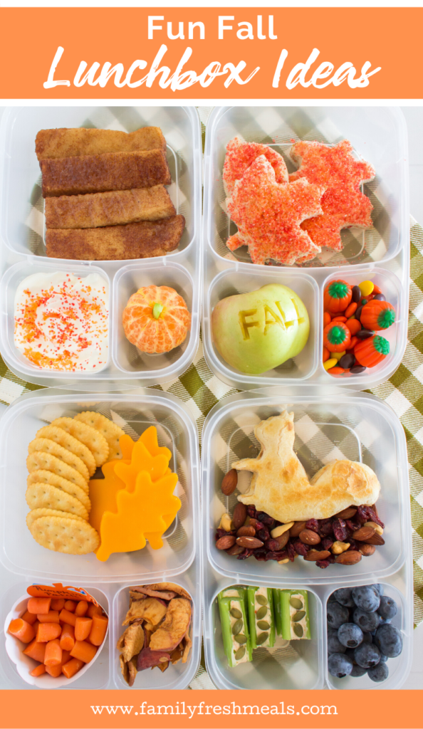 Cute Fall Lunchbox Ideas - Family Fresh Meals