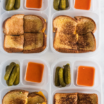 Grilled Cheese Packed for lunch in Easy Lunchboxes