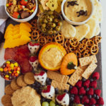 Halloween Appetizer Snack Board Idea - Fun halloween food from Family Fresh Meals