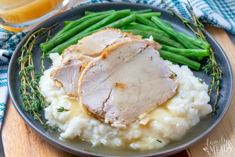 Instant Pot Turkey Breast with Gravy Family Fresh Meals