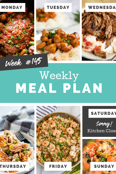 Easy Weekly Meal Plan Week 145 - Family Fresh Meals