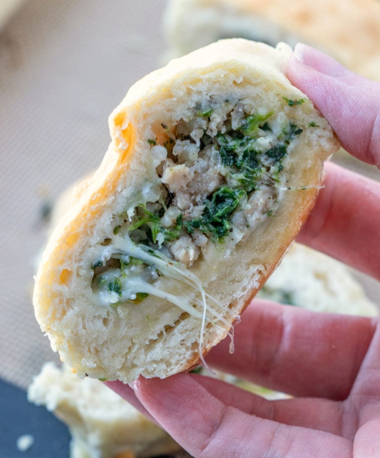Cheesy Sausage Spinach Bread (+ Video) Family Fresh Meals
