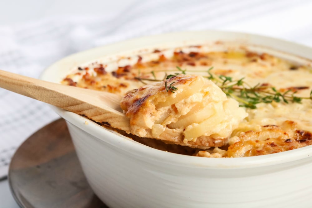 Creamy Potatoes Au Gratin - holiday favorite recipe