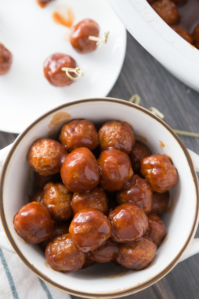 Dr. Pepper Crockpot Meatballs - Family Fresh Meals