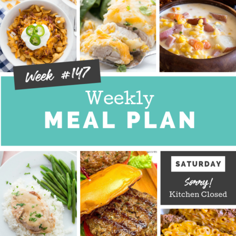 Easy Weekly Meal Plan Week 147 - Family Fresh Meals
