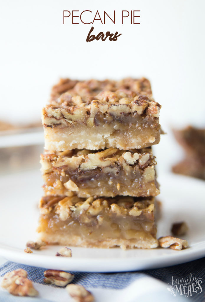 Pecan Pie Bars Recipe - Family Fresh Meals