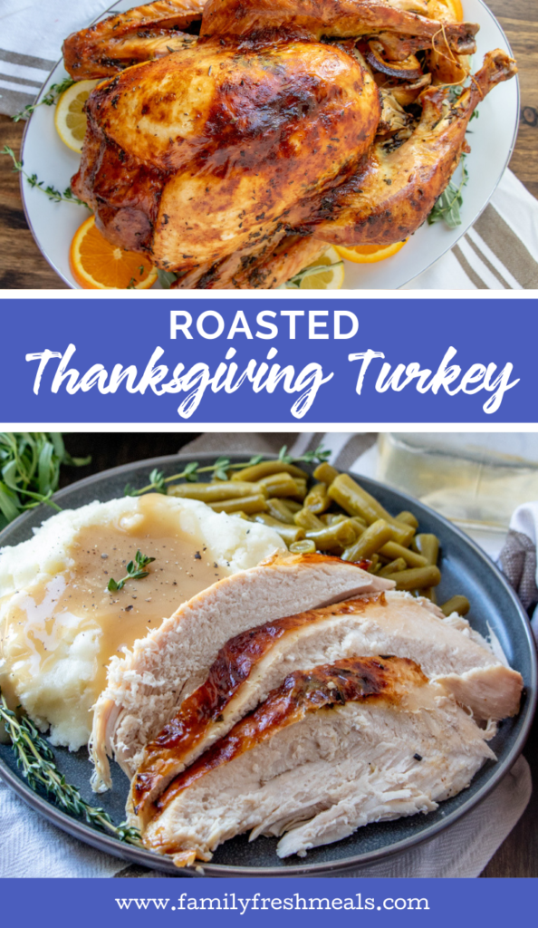 Roasted Thanksgiving Turkey Recipe from Family Fresh Meals