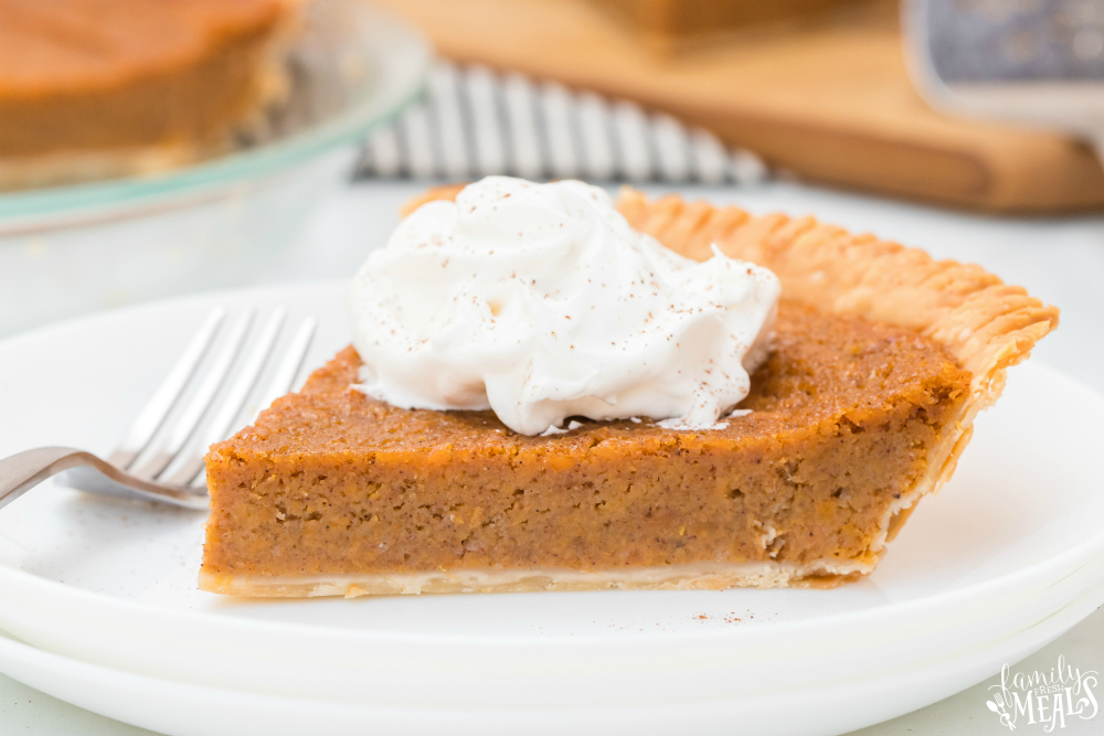 Sweet Potato Pie Recipe for Thanksgiving - Family Fresh Meals