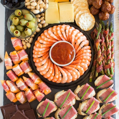 New Years Appetizer Meat and Cheese Board - Family Fresh Meals Appetizer