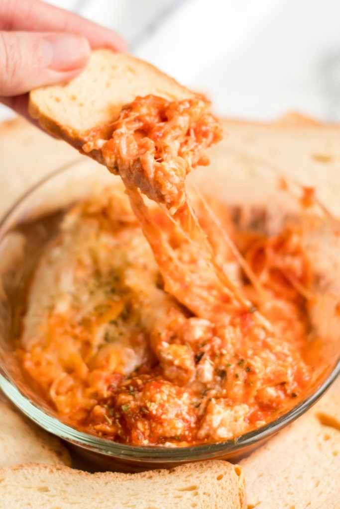 Chicken Parmesan Dip recipe- Family Fresh Meals