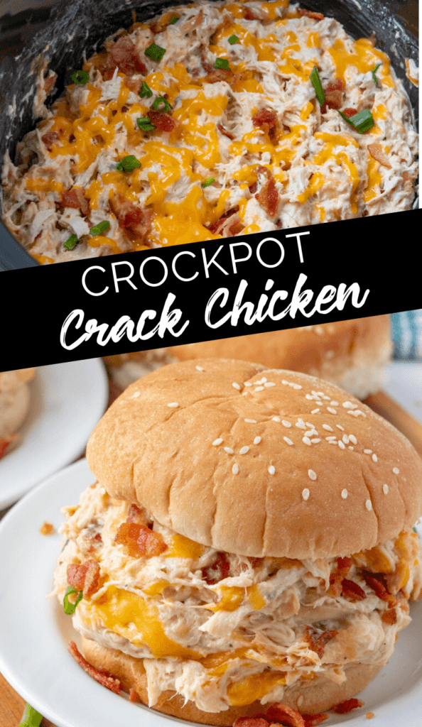 Creamy Crockpot Crack Chicken recipe from Family Fresh Meals
